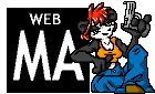 panda character with a gun sitting besides a box with Web MA written on it, standing for mature audiences